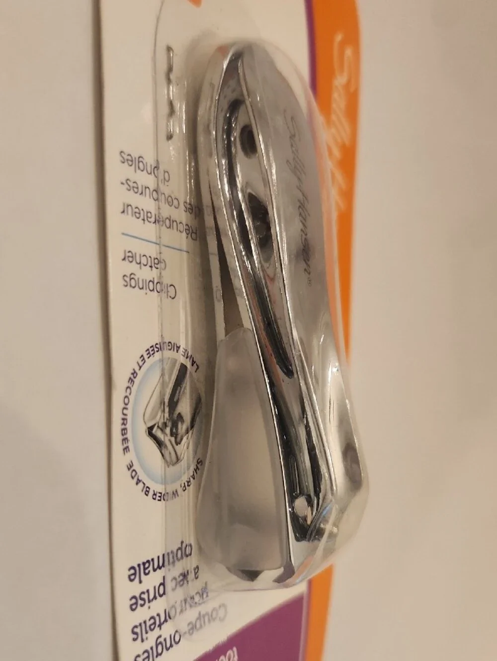 Nail Clipper cutter Scissors Clipping Catcher Grip Manicure Pedicure LOT 4 NEW